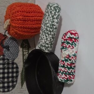 Hand Crocheted Insulating Fry Pan Handle Covers